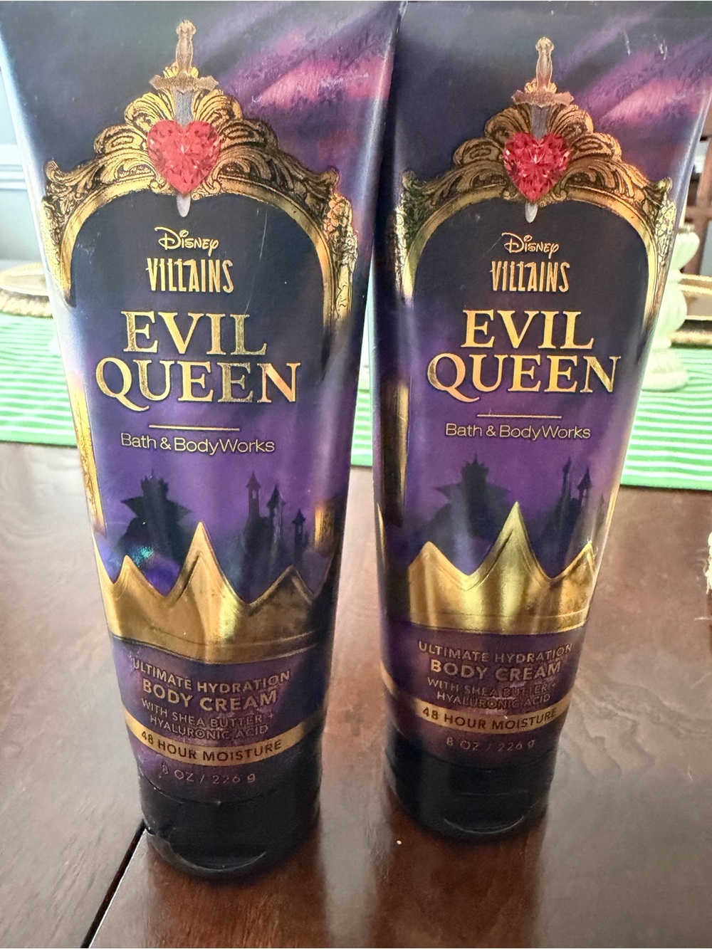Bath & Body Works Disney Villains Evil Queen Body Cream - Purple & Gold